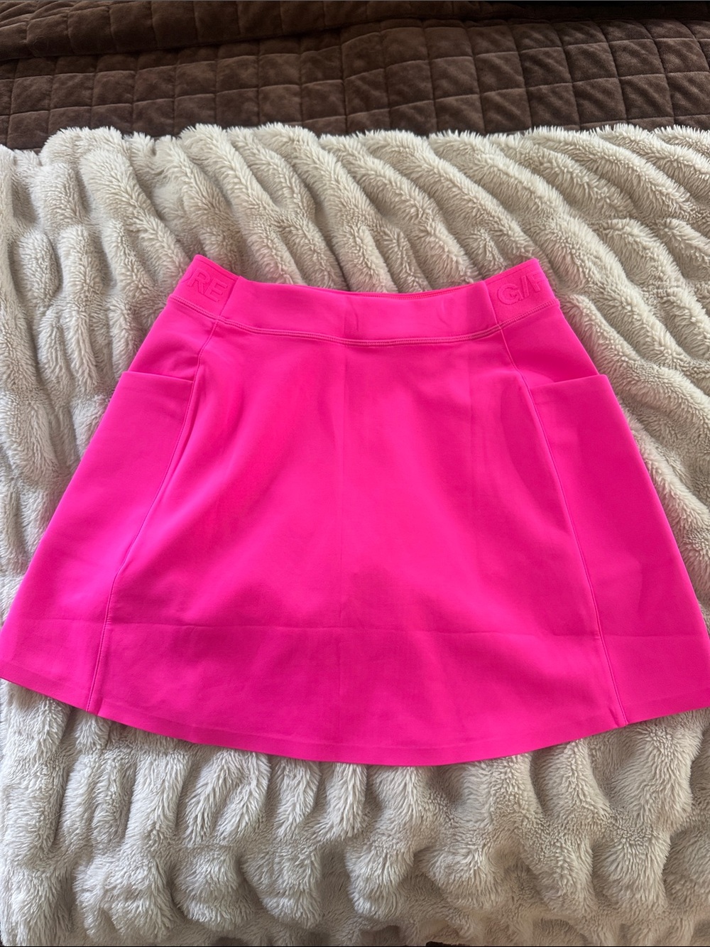 G/FORE Women’s Neon Pink Athletic Skirt - Picture 4 of 9